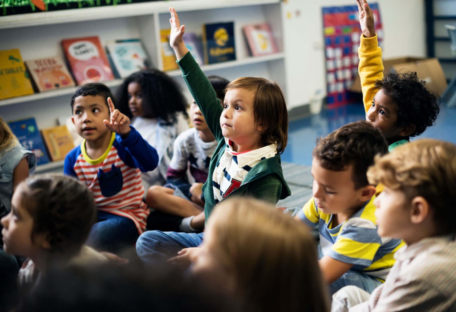 Children learning together at Peyton’s Learning Place